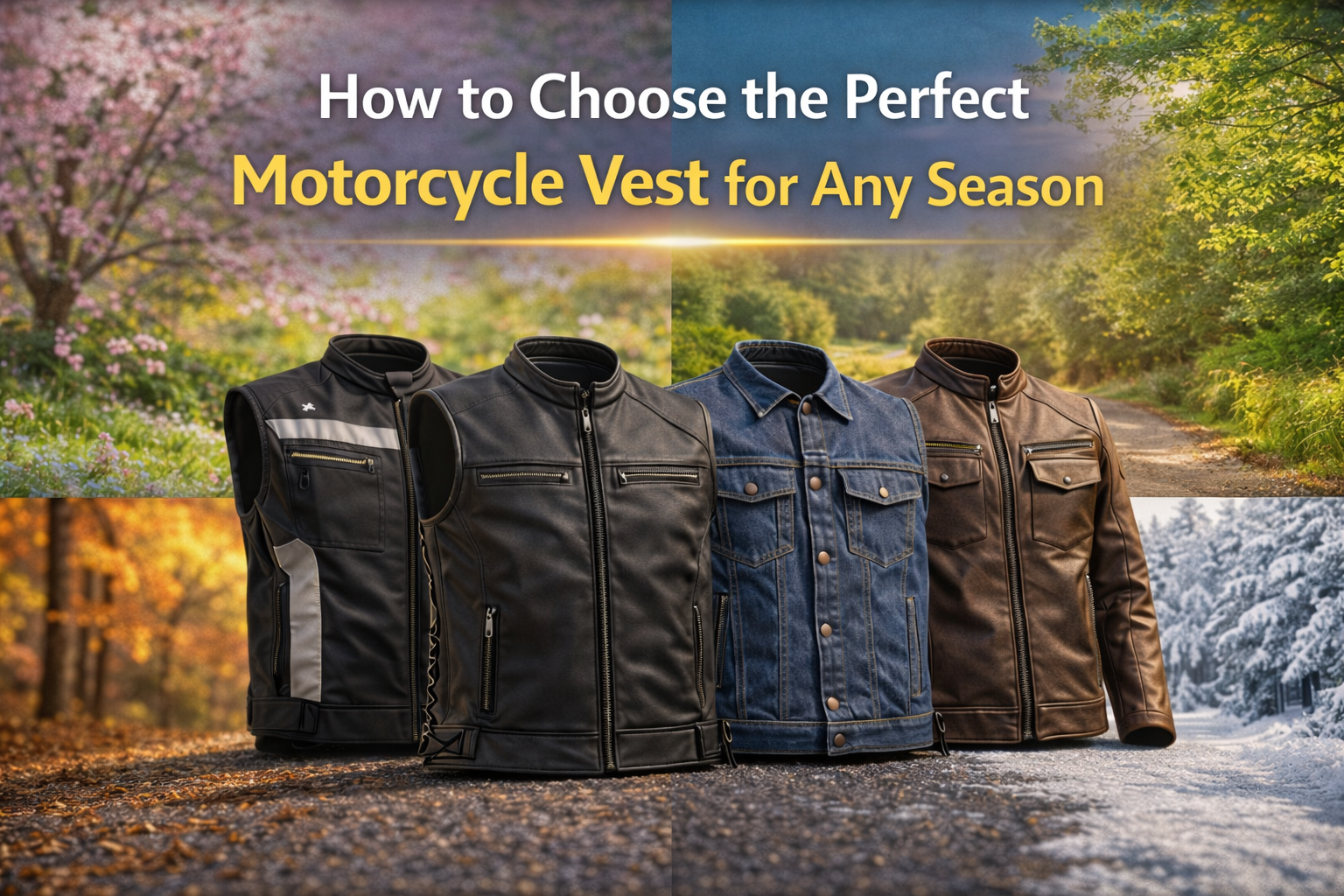 Denim Motorcycle Vests